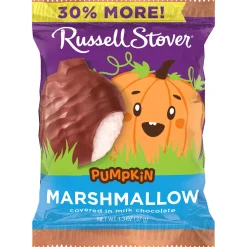 Russell Stover Milk Chocolate Marshmallow Pumpkin, 1.3 oz.