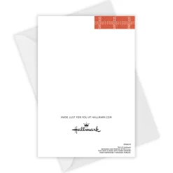 Rustic Orange and White Plaid Custom Card