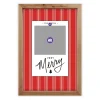 Rustic Very Merry Flat Christmas Photo Card