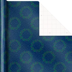 Rustic Winter 3-Pack Foil Christmas Wrapping Paper Assortment, 60 sq. ft.