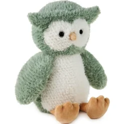 Sage and White Owl Plush, 10
