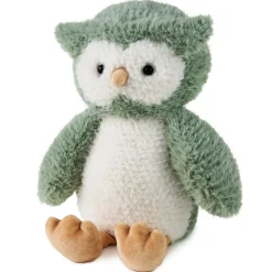 Sage and White Owl Plush, 10