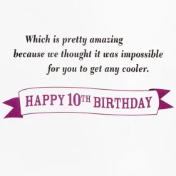 Same Lovable You 10th Birthday Card