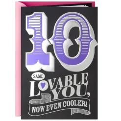 Same Lovable You 10th Birthday Card