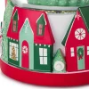 Santa's Flight Christmas Snow Globe With Sound and Motion