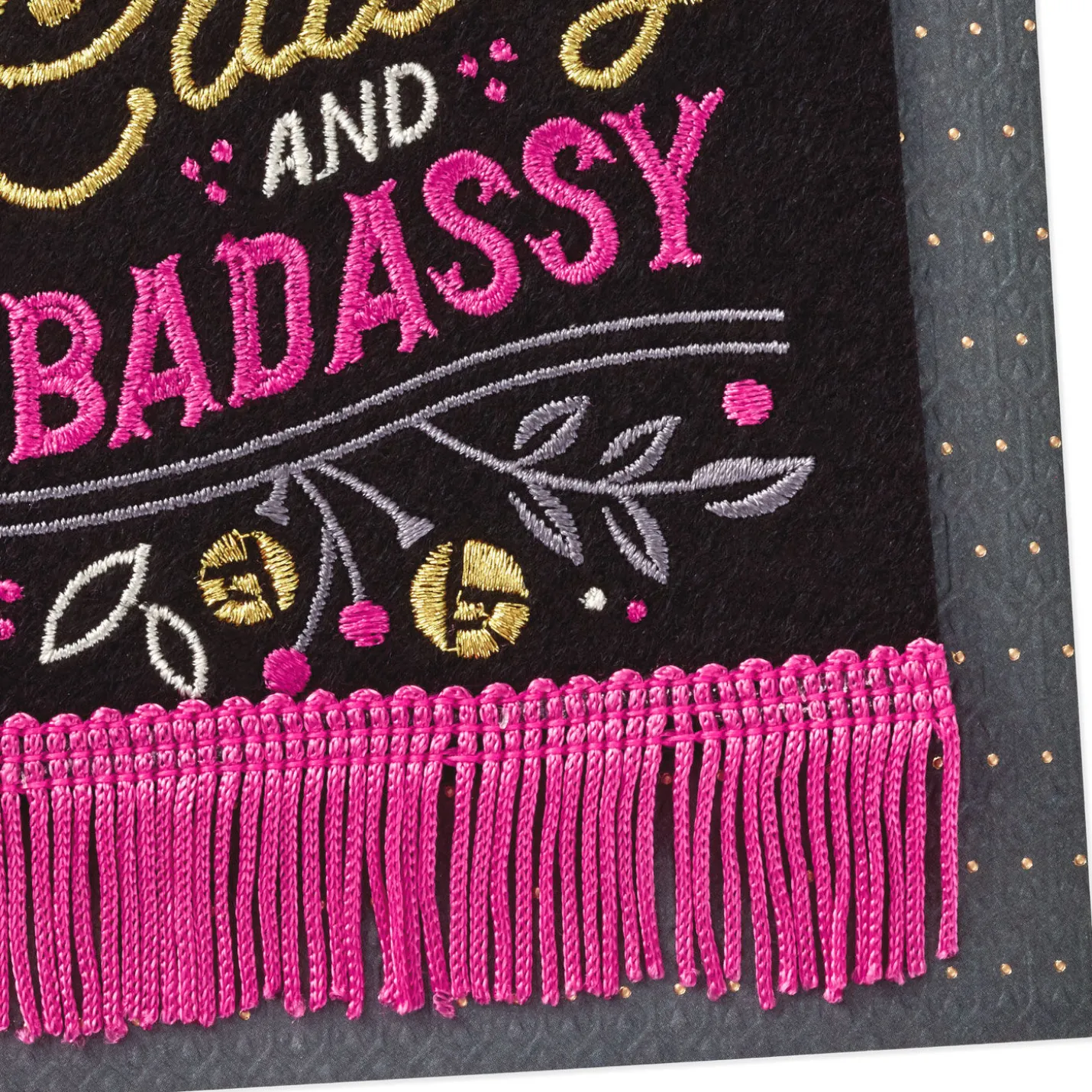 Sassy, Classy, Badassy Birthday Card with Banner
