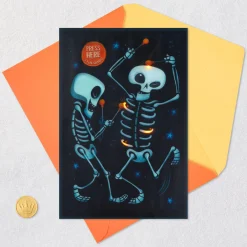 Scary Fun Musical Halloween Card With Light