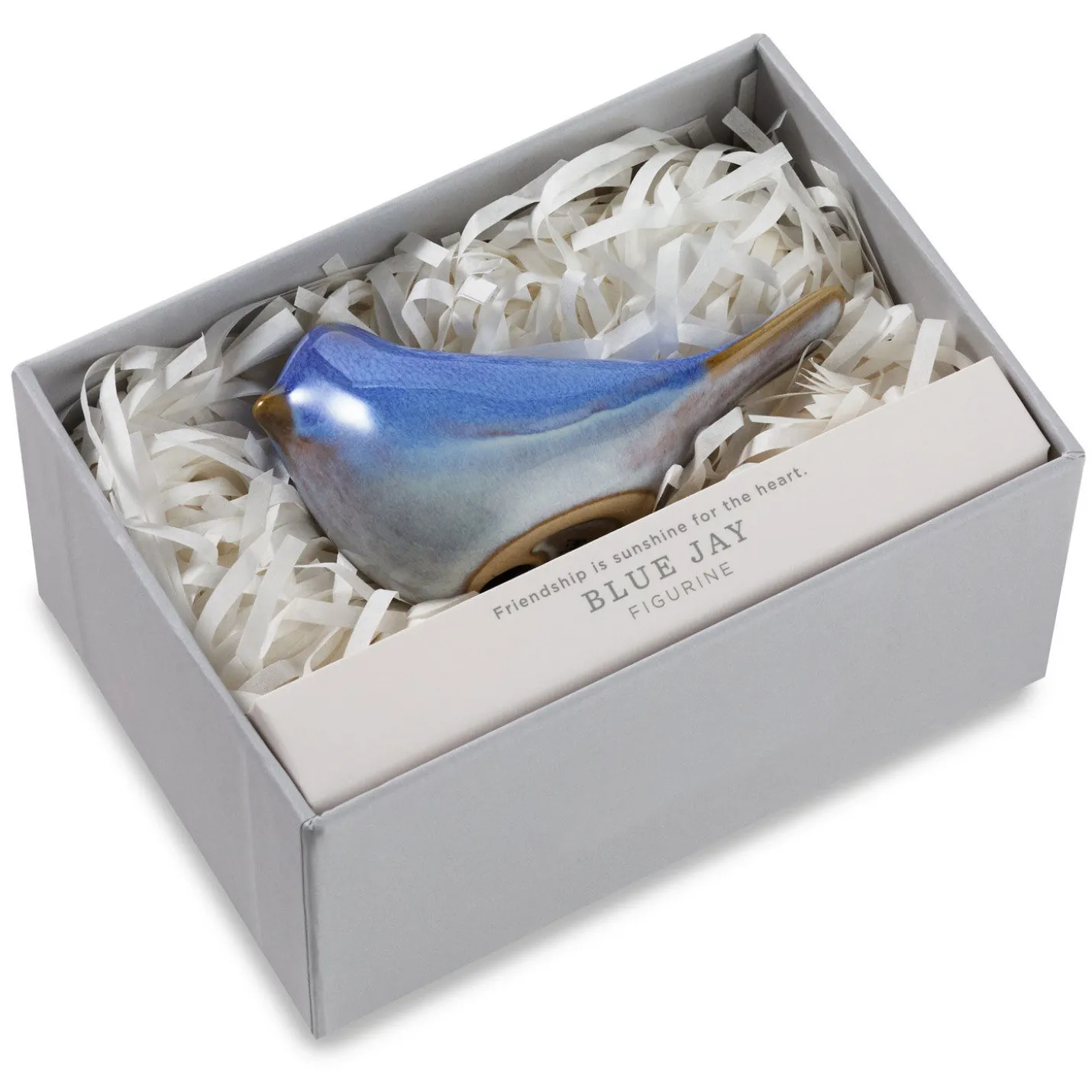 Sculpted Blue Jay Figurine, 2.12"