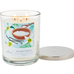 Sea Salt Vanilla 3-Wick Jar Candle, 16 oz.