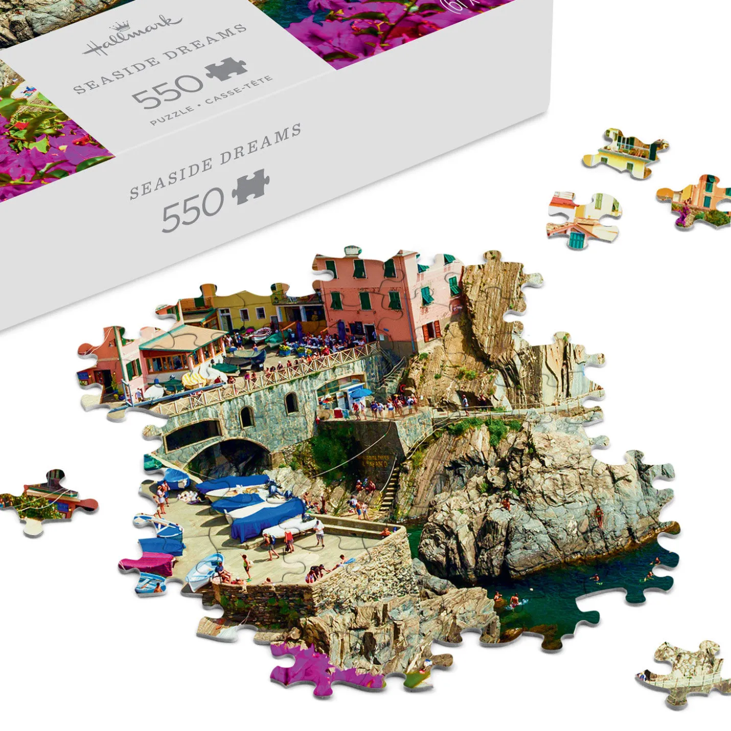 Seaside Dreams Italian Coast 550-Piece Jigsaw Puzzle