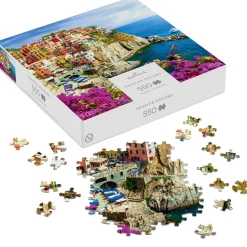 Seaside Dreams Italian Coast 550-Piece Jigsaw Puzzle