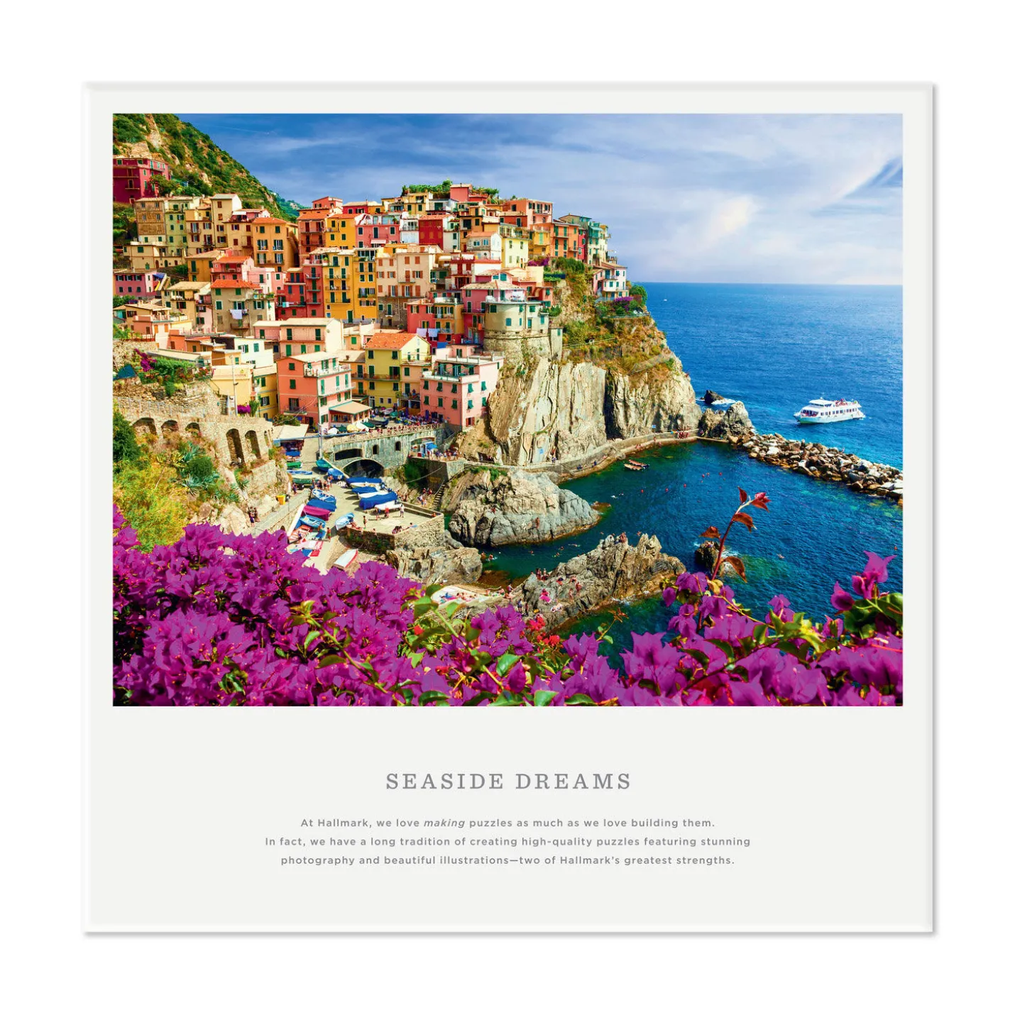 Seaside Dreams Italian Coast 550-Piece Jigsaw Puzzle