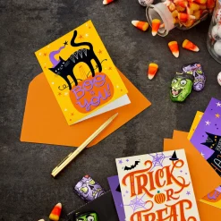 Season's Creepings Assorted Blank Halloween Cards, Pack of 24