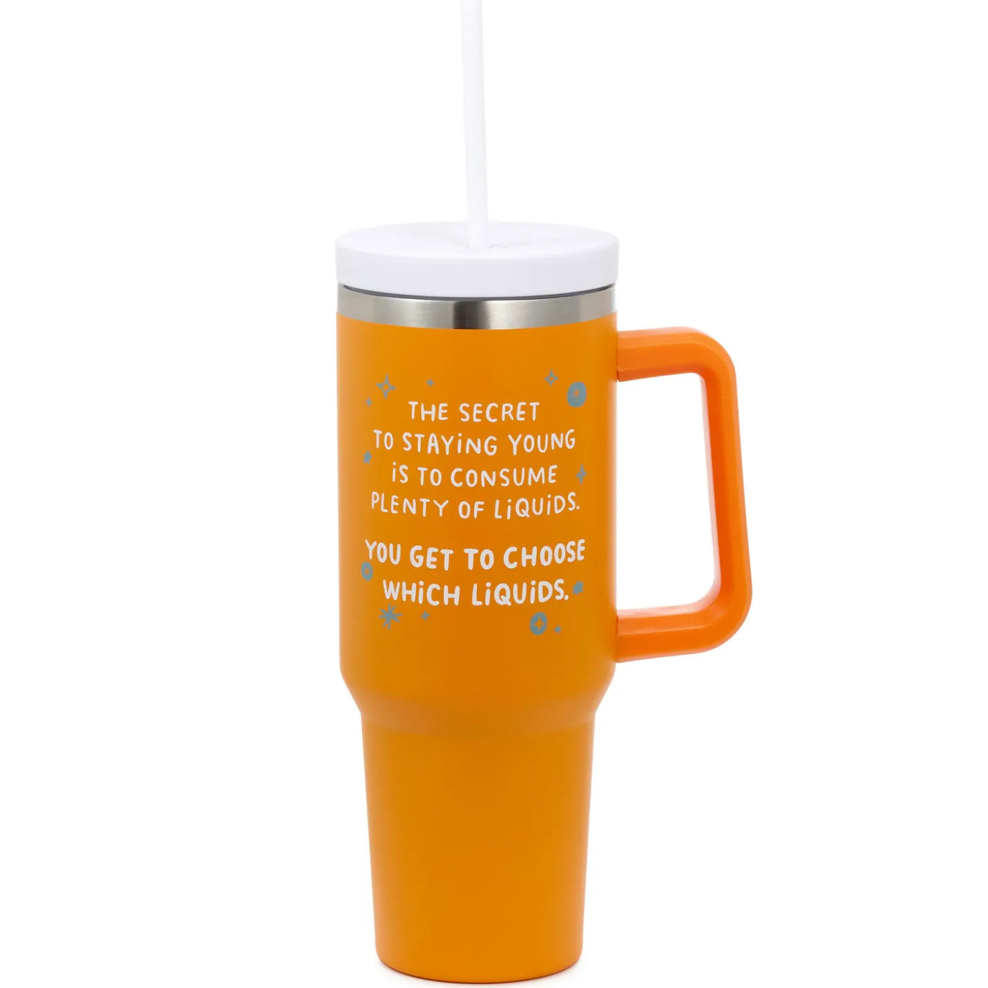 Secret to Staying Young Insulated Travel Cup With Handle, 42 oz.