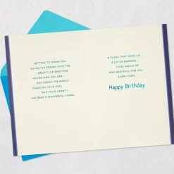 Seeing the World Through Your Eyes Birthday Card for Grandson
