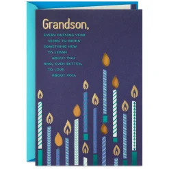 Seeing the World Through Your Eyes Birthday Card for Grandson