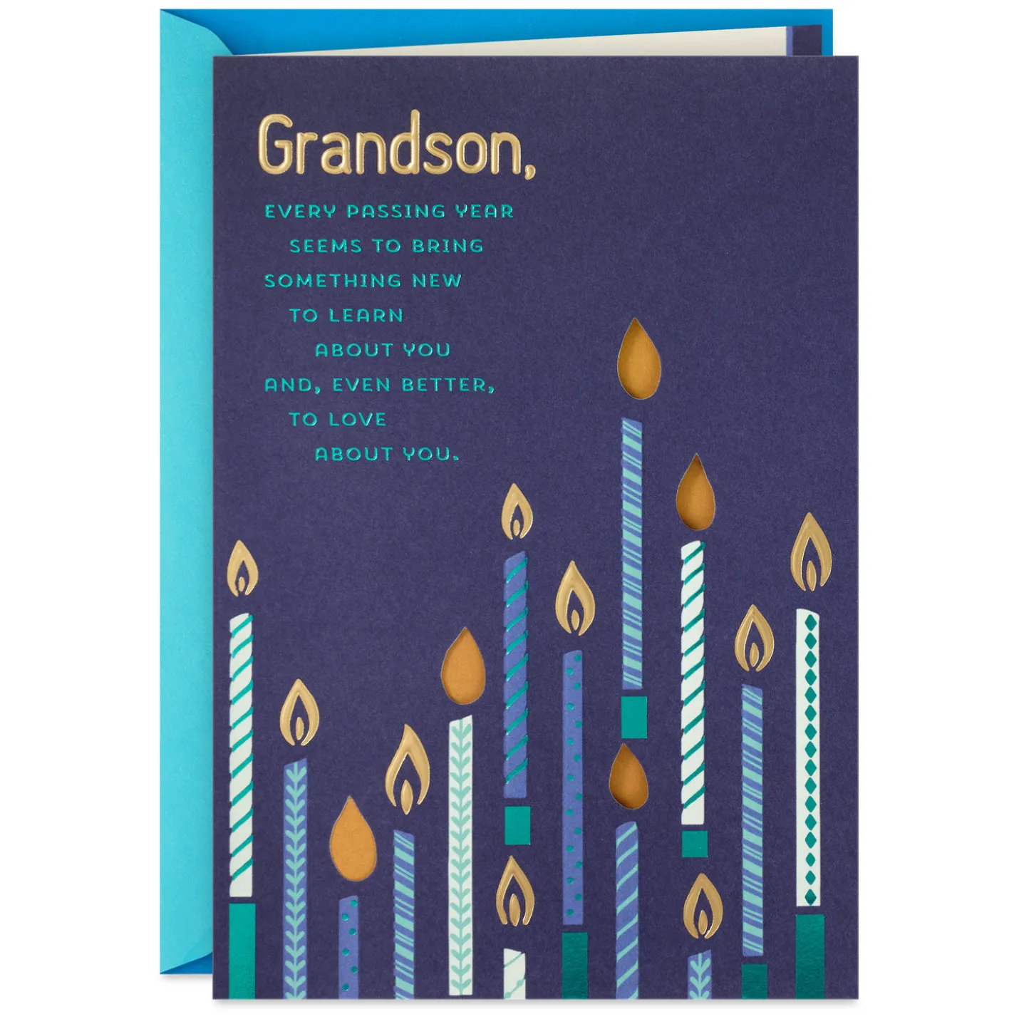 Seeing the World Through Your Eyes Birthday Card for Grandson