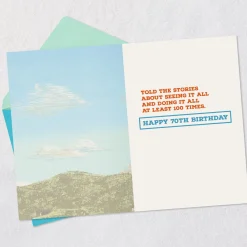 Seen It All Done It All Funny 70th Birthday Card