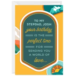 Sending Love Custom Birthday Card