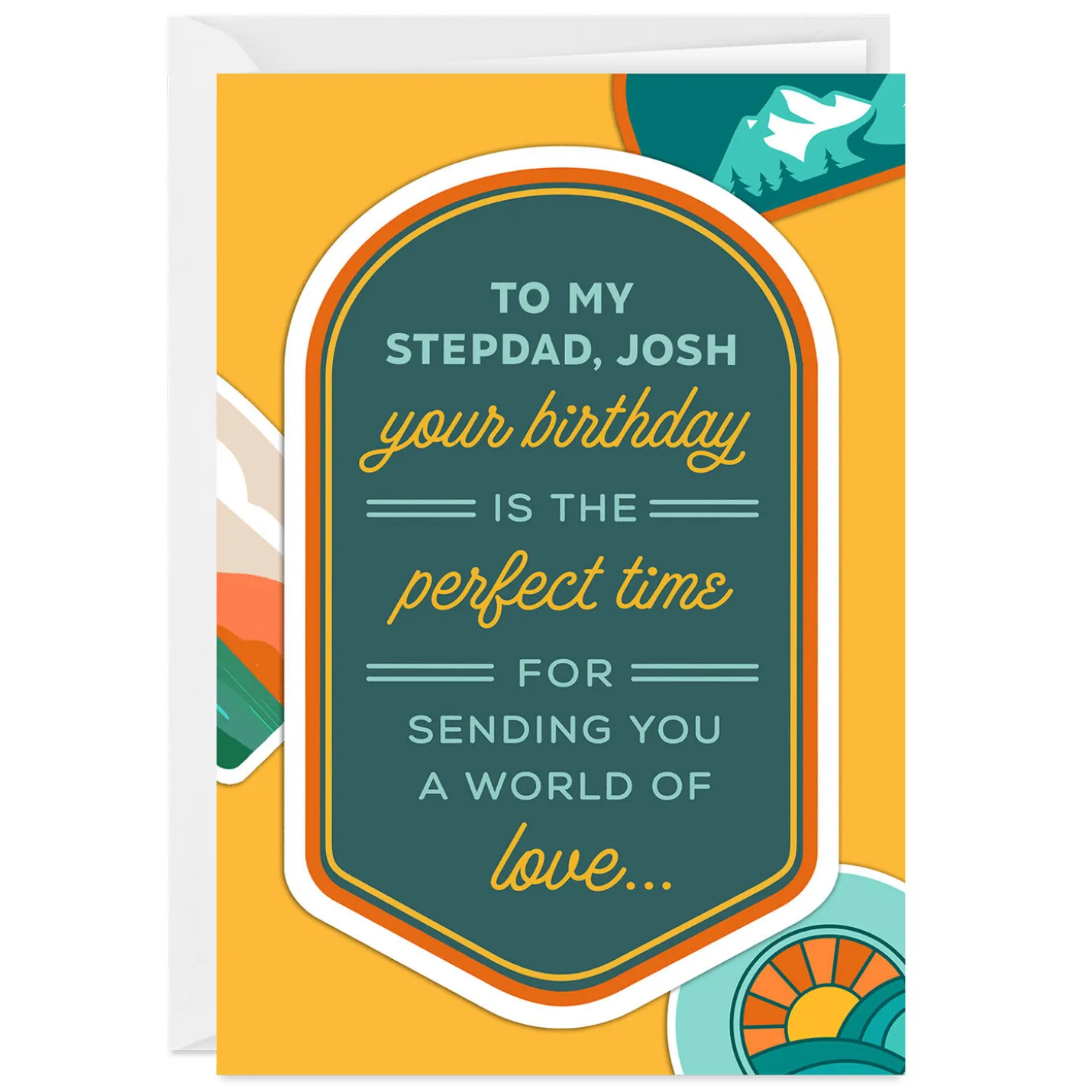 Sending Love Custom Birthday Card