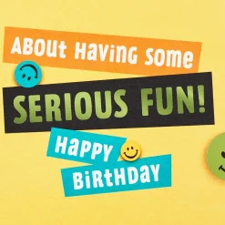 Serious Fun Pop-Up 10th Birthday Card