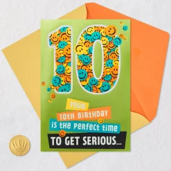 Serious Fun Pop-Up 10th Birthday Card