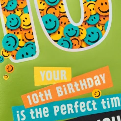 Serious Fun Pop-Up 10th Birthday Card