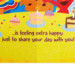 Sesame Street® Extra Happy Pop-Up Birthday Card for Kids