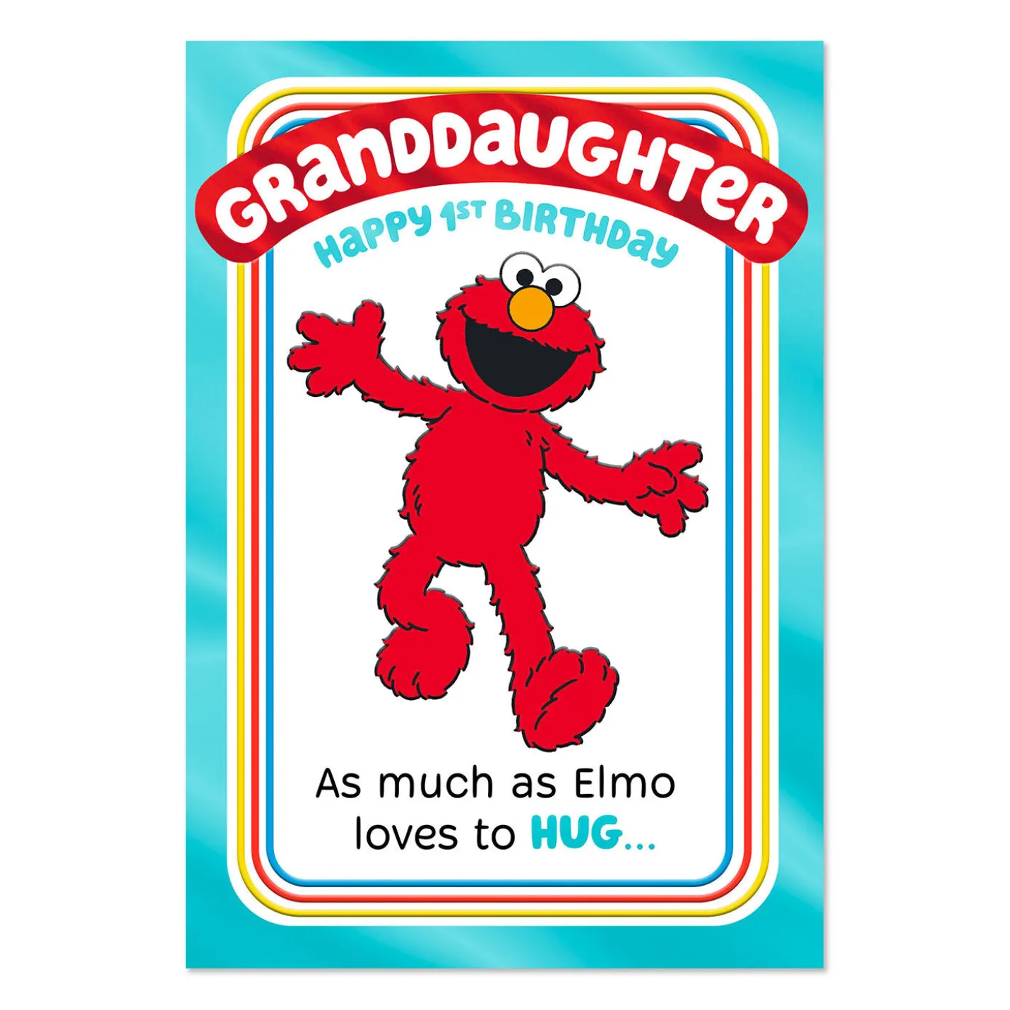 Sesame Street® Loved a Bunch 1st Birthday Card for Granddaughter
