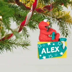 Sesame Street® A Gift From Elmo Personalized Ornament, Custom Text