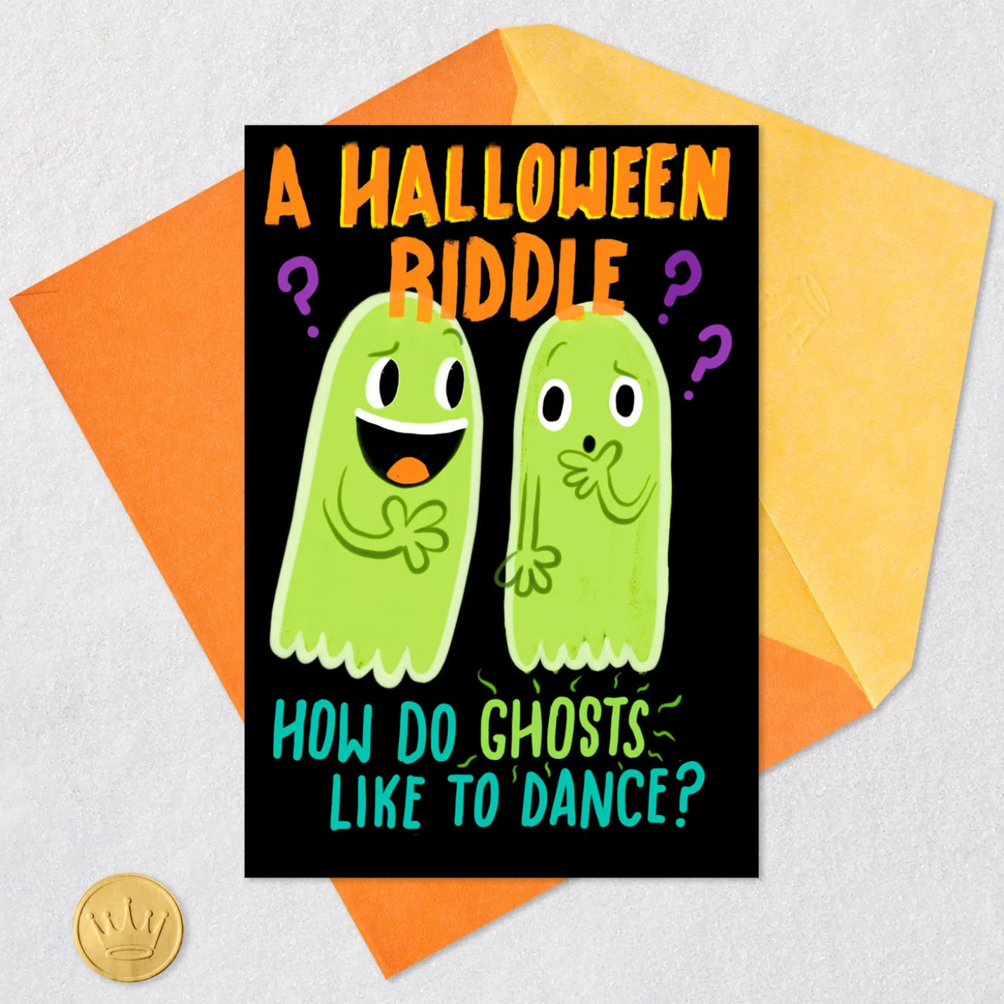 Shaking Their Boo-ties Funny Pop-Up Halloween Card