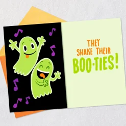 Shaking Their Boo-ties Funny Pop-Up Halloween Card