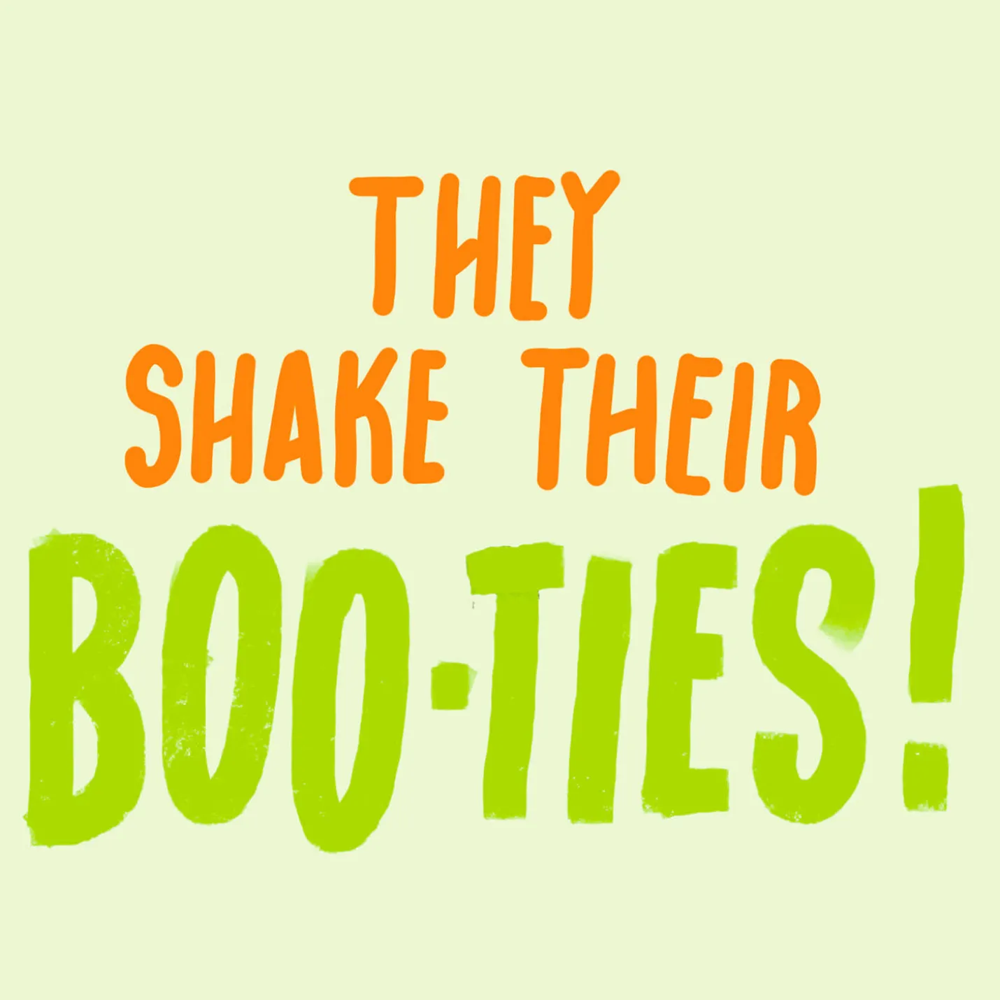 Shaking Their Boo-ties Funny Pop-Up Halloween Card