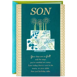 Sharing a Wish With Plenty of Love Birthday Card for Son