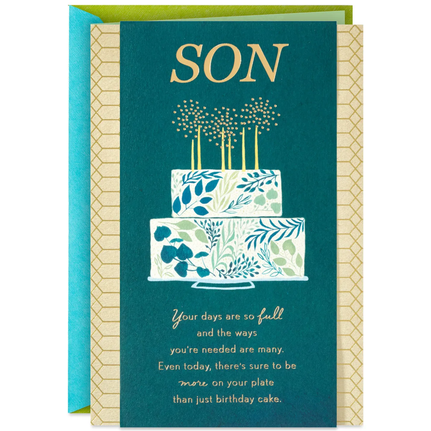 Sharing a Wish With Plenty of Love Birthday Card for Son