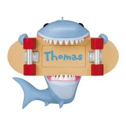 Shark Personalized Ornament, Custom Text