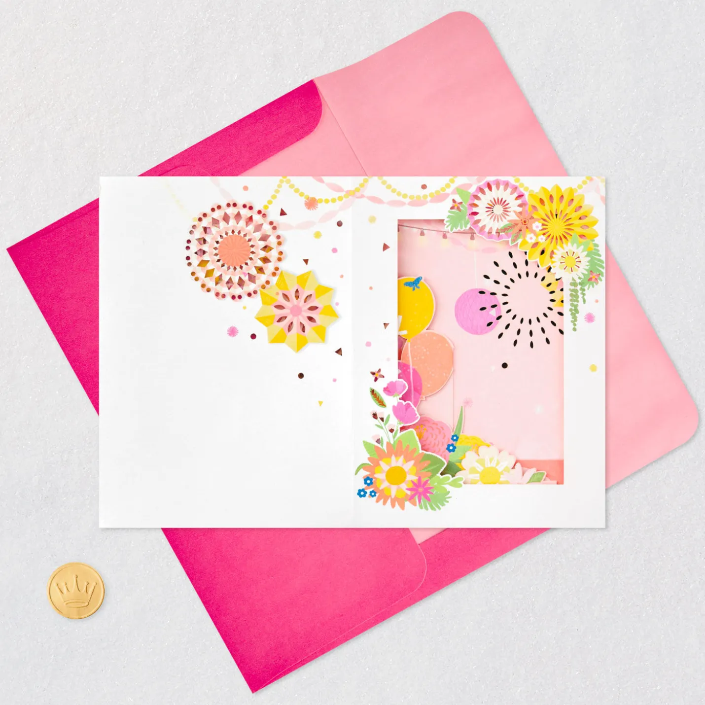 Shine Bright 3D Pop-Up Birthday Card