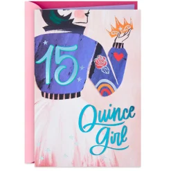 Shine Your Light Bilingual Quinceañera Card