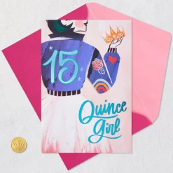 Shine Your Light Bilingual Quinceañera Card