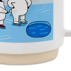 Shoebox Skating Polar Bears Funny Mug, 20 oz.