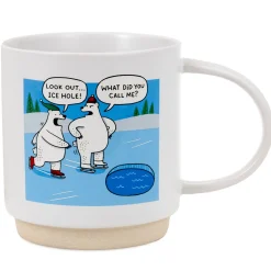 Shoebox Skating Polar Bears Funny Mug, 20 oz.