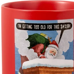 Shoebox Too Old for This Santa Funny Mug, 20 oz.