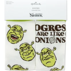 Shrek Ogres Are Like Onions Novelty Crew Socks