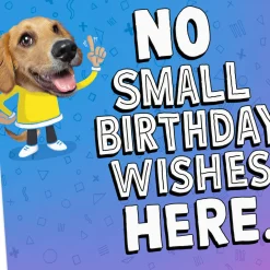 Silly Dog Funny Pop-Up Birthday Card