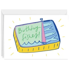 Silly Sardines Funny Custom Birthday Card
