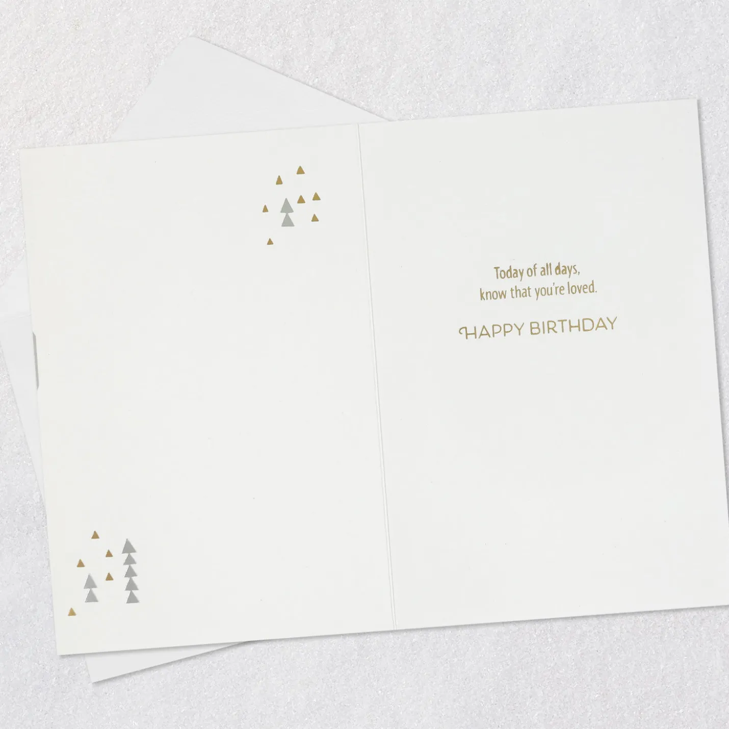 Silver and Gold Balloons Birthday Card