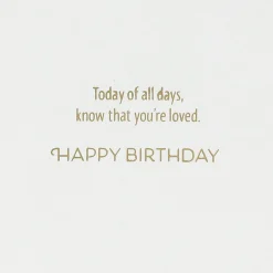 Silver and Gold Balloons Birthday Card