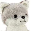 Silver Baby Fox Stuffed Animal, 8"