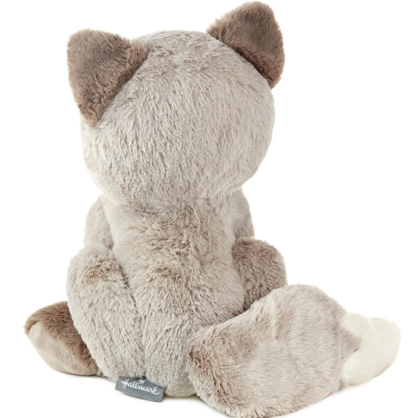 Silver Baby Fox Stuffed Animal, 8"