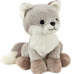 Silver Baby Fox Stuffed Animal, 8